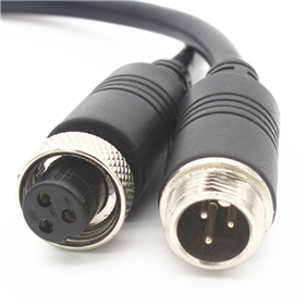 M12智能凈水器、龍頭防水連接線（金屬螺母防水航空插頭）