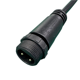 M16割草機、擦窗機防水連接線(D型2P）